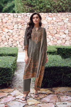 Varsha Snigdha Premium Viscose Muslin Dress Material Wholesale - Amrah Wholesale