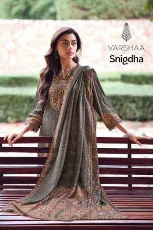 Varsha Snigdha Premium Viscose Muslin Dress Material Wholesale