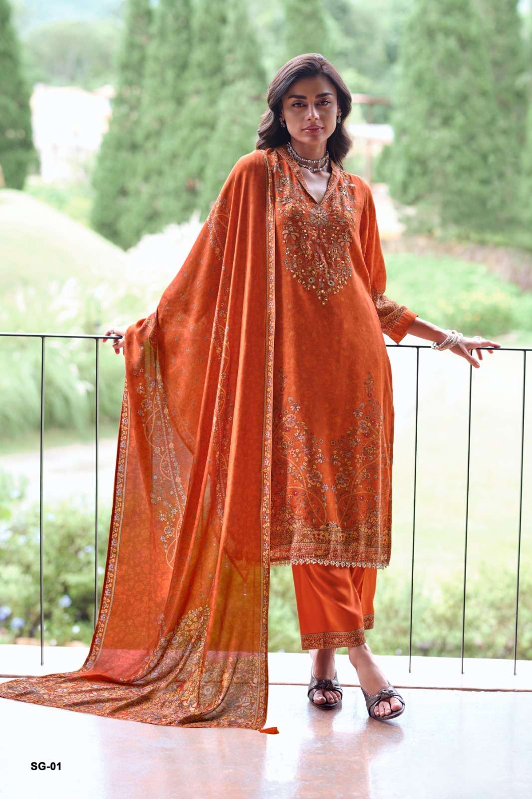 Varsha Snigdha Premium Viscose Muslin Dress Material Wholesale