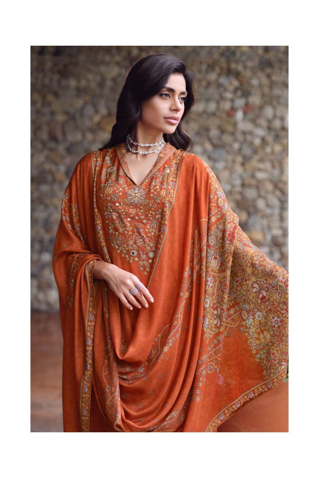 Varsha Snigdha Premium Viscose Muslin Dress Material Wholesale