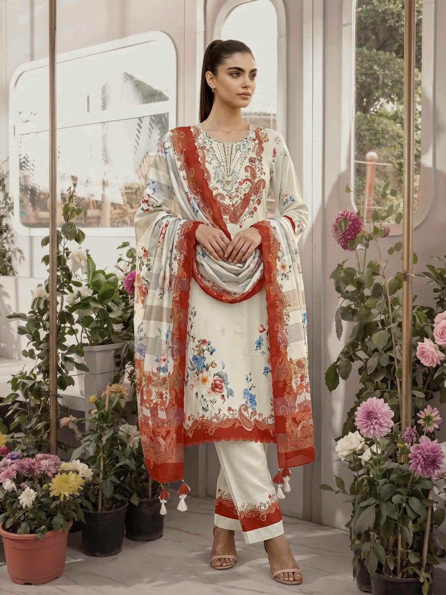 Varsha The Dream Collection Viscose Muslin Dress Material