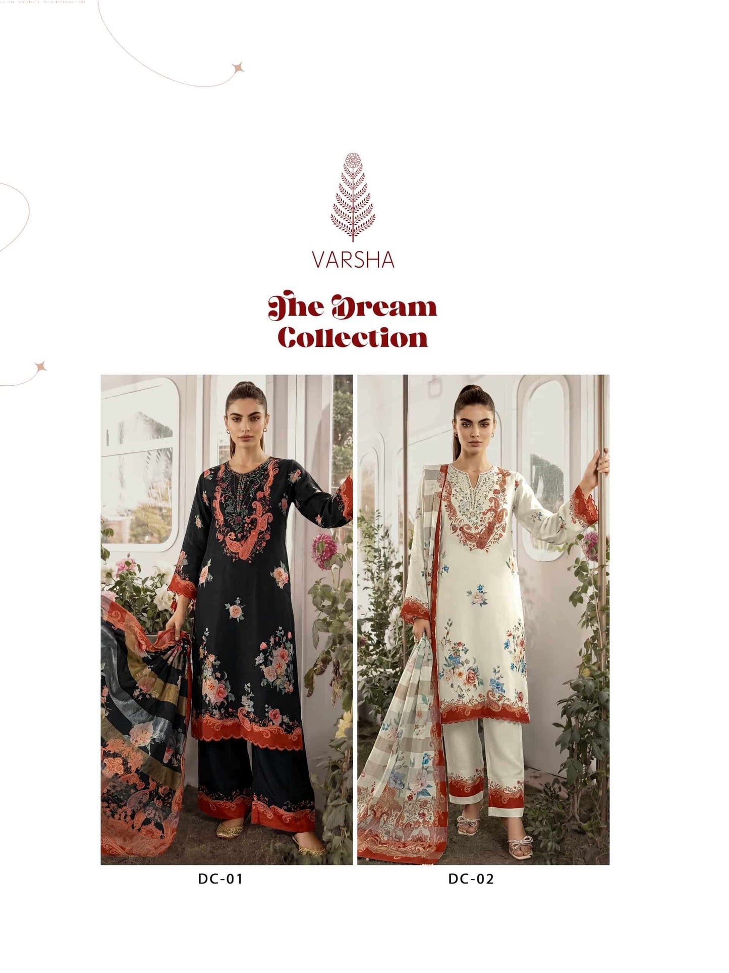 Varsha The Dream Collection Viscose Muslin Dress Material