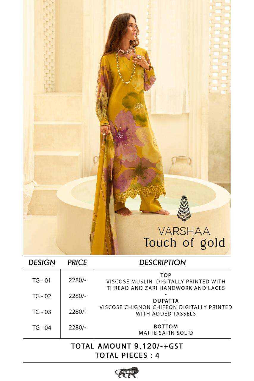 Varsha Touch Of Gold - Amrah Wholesale