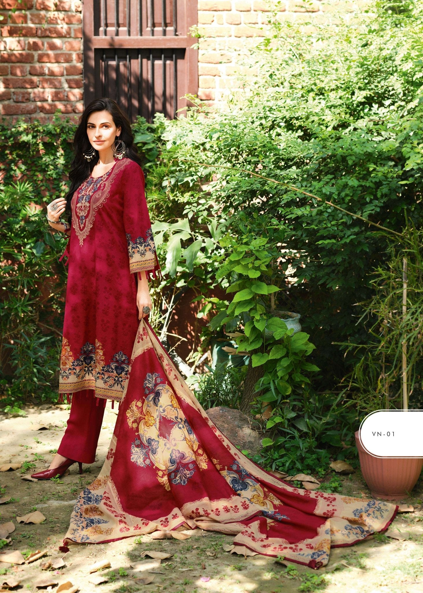 Varsha Vaani Cotton Dress Material - Amrah Wholesale