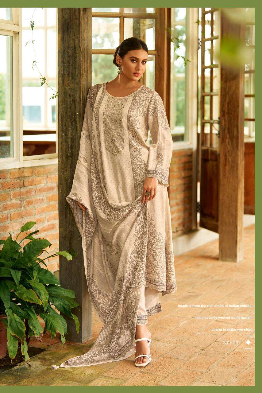 Varsha Zoey Muslin Digital Printed Dress Material