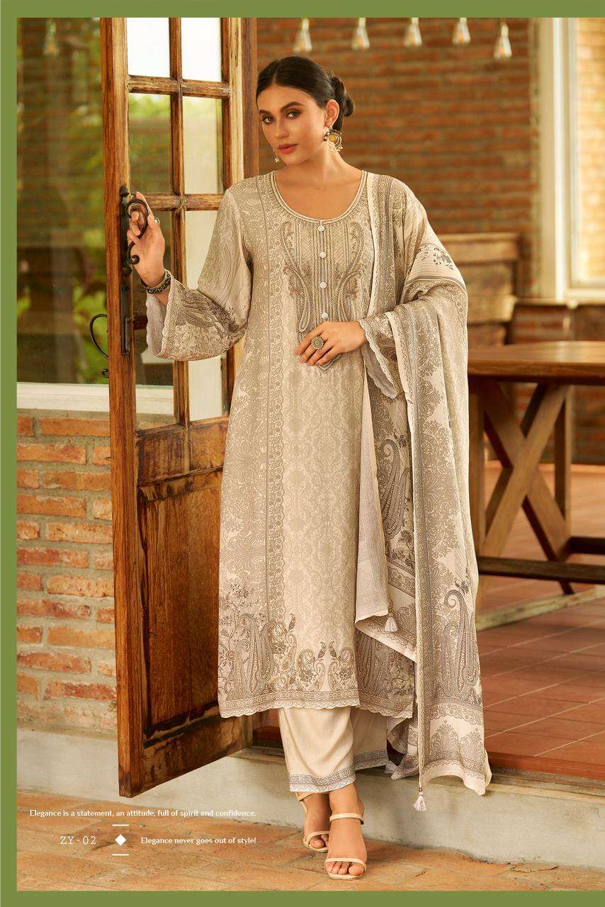 Varsha Zoey Muslin Digital Printed Dress Material
