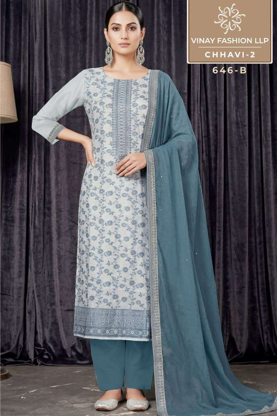 Vinay Fashion Chhavi Vol 2 Muslin Dress Material - Amrah Wholesale