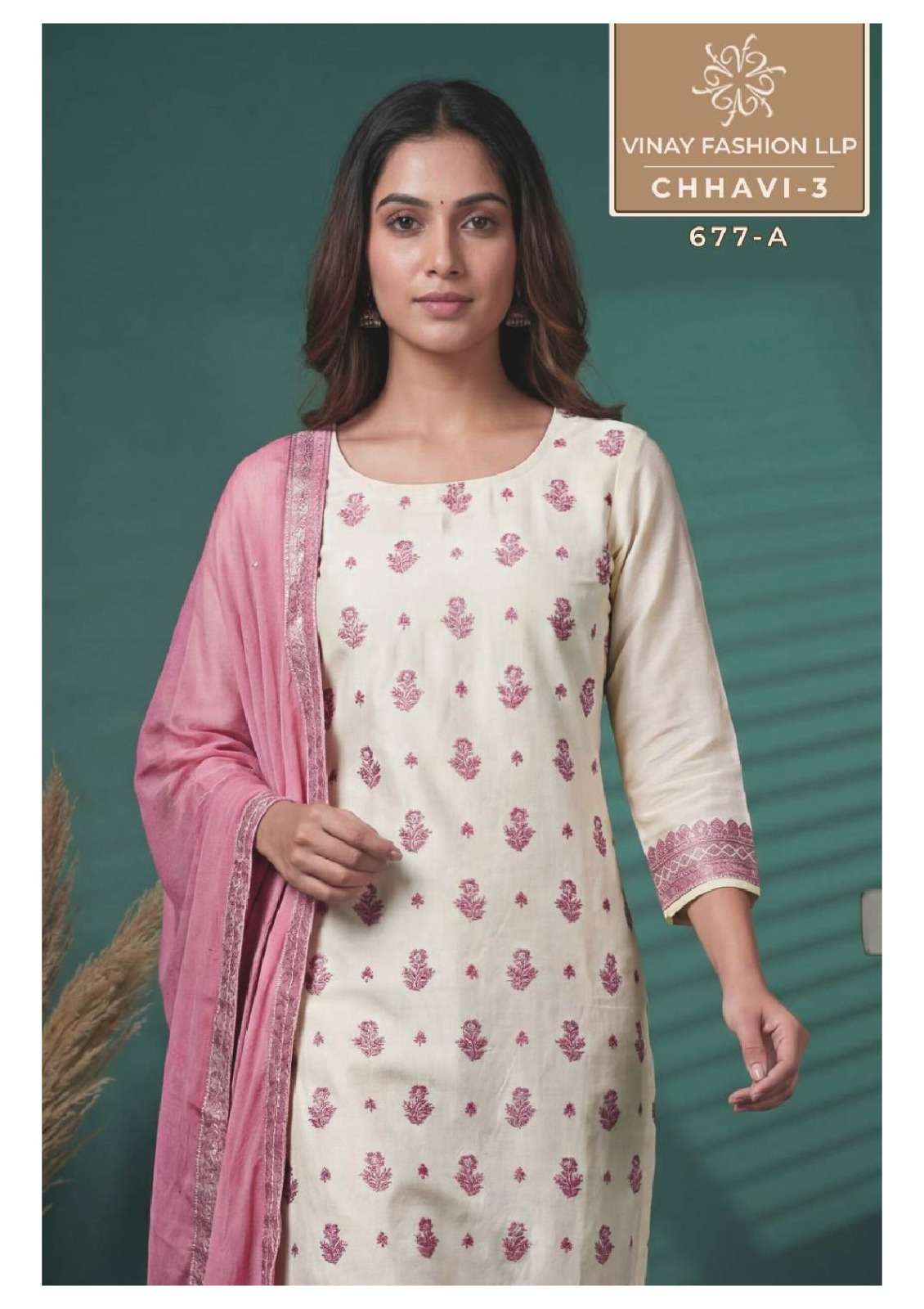 Vinay Fashion Chhavi Vol 3 Viscose Muslin Dress Material