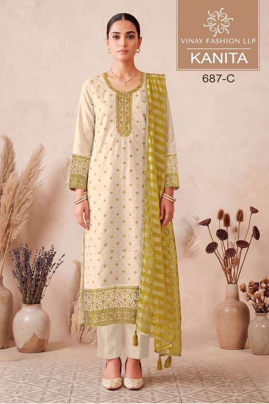 Vinay Fashion Kanita Kanjivaram Silk Dress Material