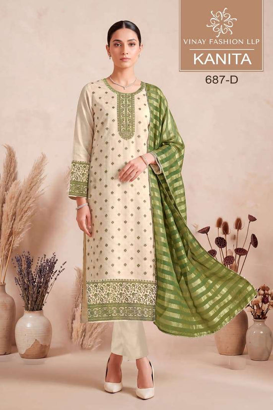 Vinay Fashion Kanita Kanjivaram Silk Dress Material