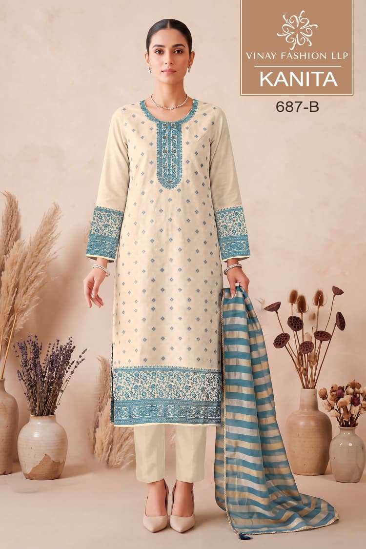Vinay Fashion Kanita Kanjivaram Silk Dress Material