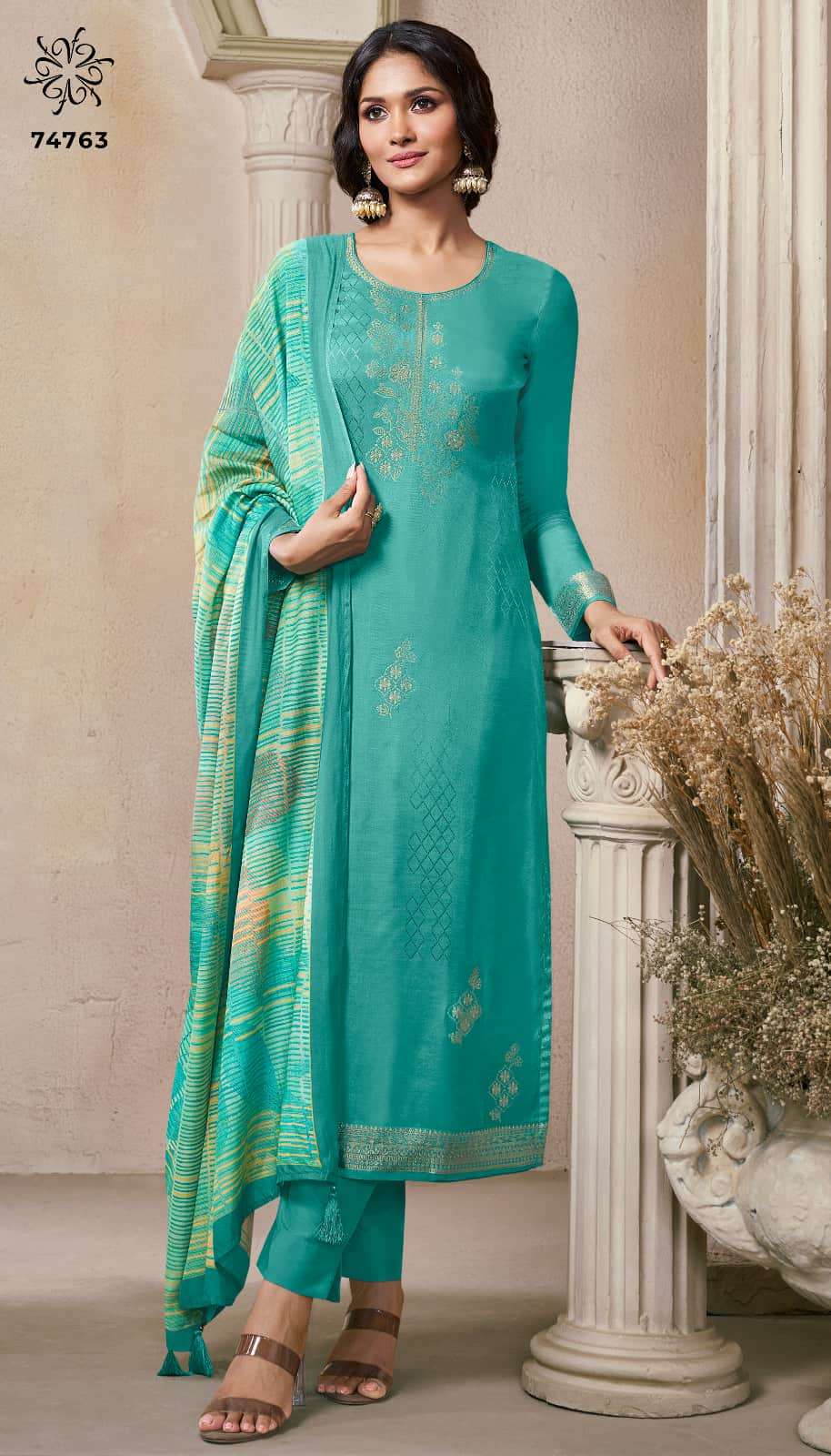 Vinay Fashion Navya Vol 4 Viscose Muslin Dress Material - Amrah Wholesale