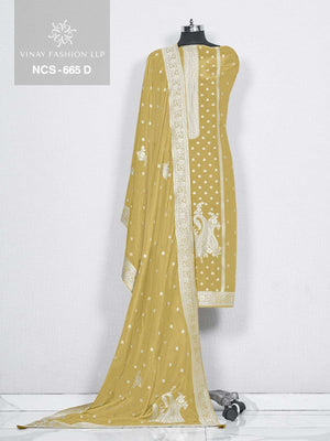 Vinay Fashion Ncs 665 Viscose Muslin Dress Material