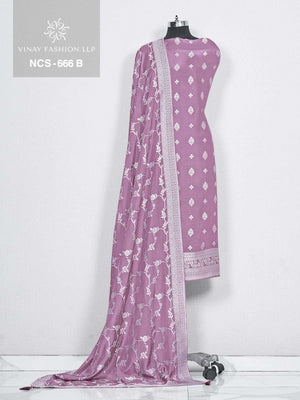 Vinay Fashion Ncs 666 Viscose Muslin Dress Material