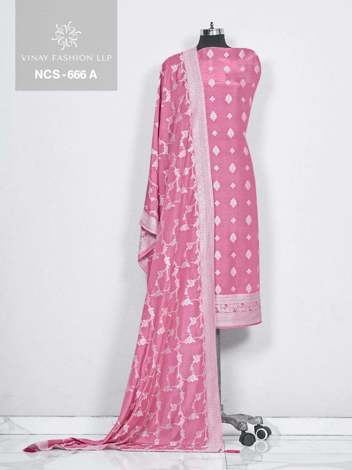 Vinay Fashion Ncs 666 Viscose Muslin Dress Material