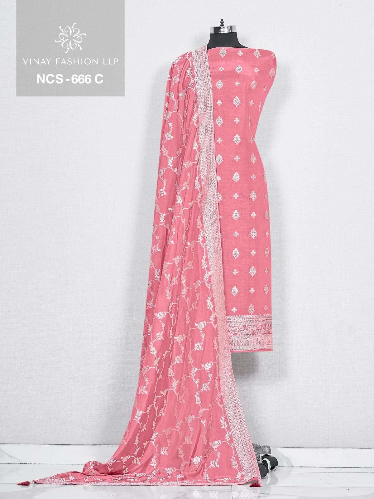 Vinay Fashion Ncs 666 Viscose Muslin Dress Material