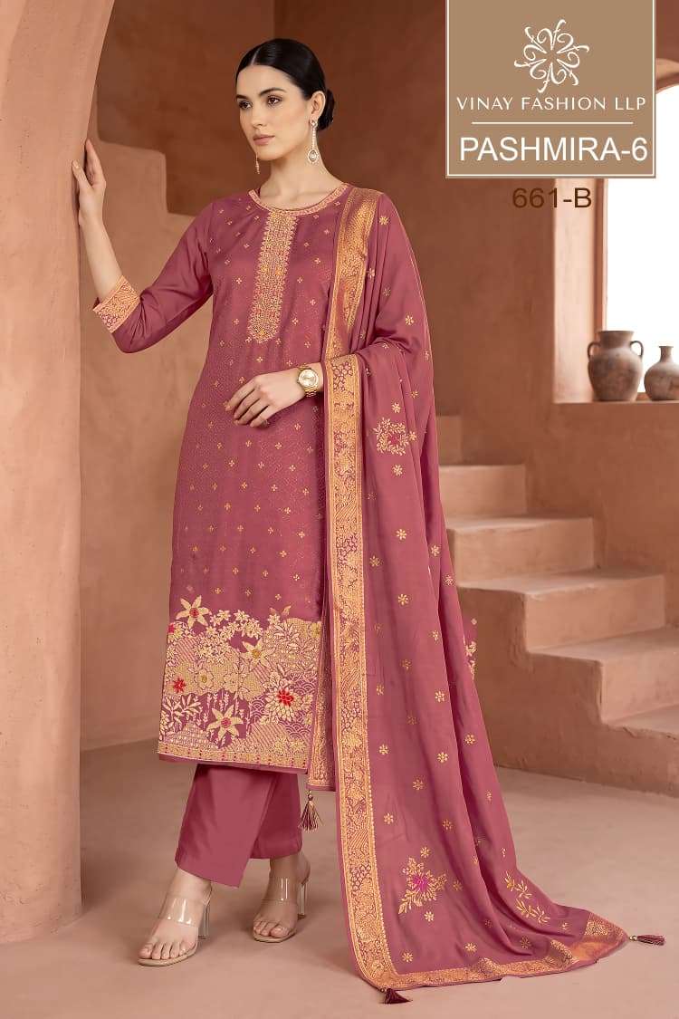 Vinay Fashion Pashmira Vol 6 Winter Collection Suits