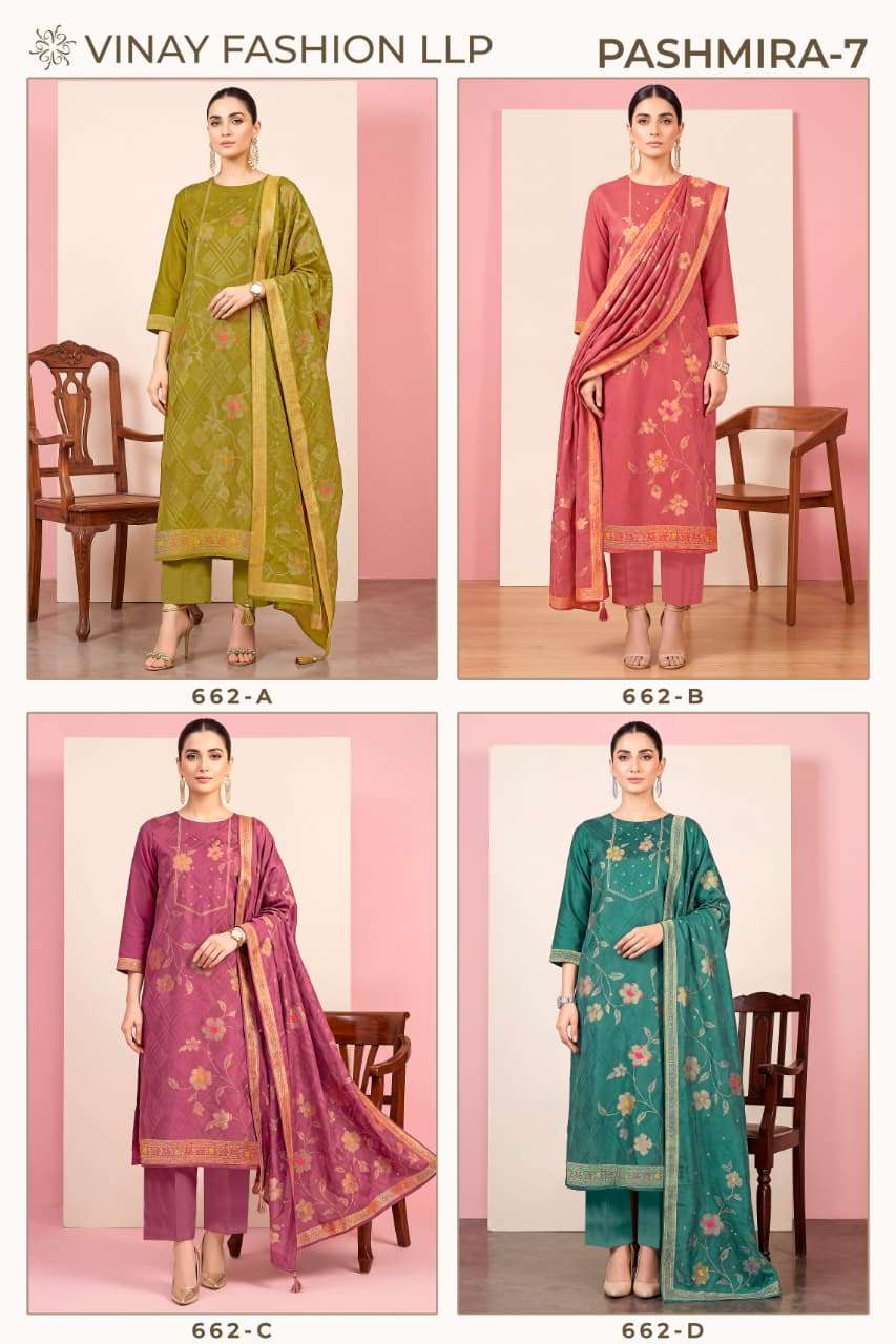 Vinay Fashion Pashmira Vol 7 Occasion Wear Pashmina Salwar Suit