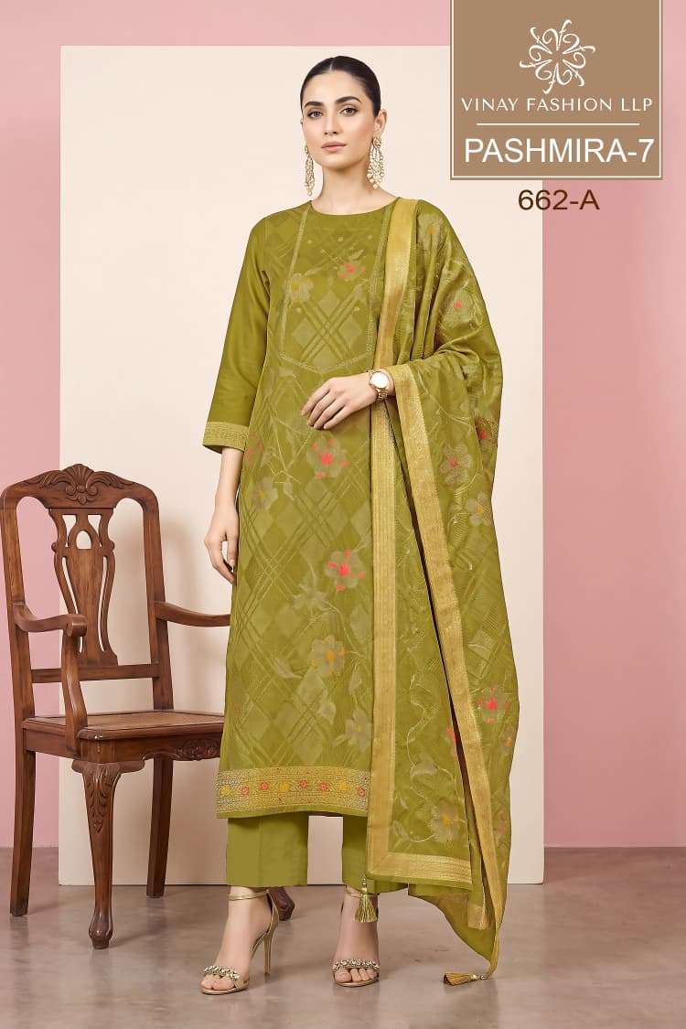 Vinay Fashion Pashmira Vol 7 Occasion Wear Pashmina Salwar Suit