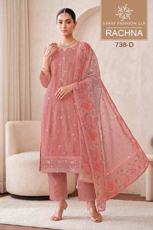 Vinay Fashion Rachna Royal Crinkle Designer Dress Material