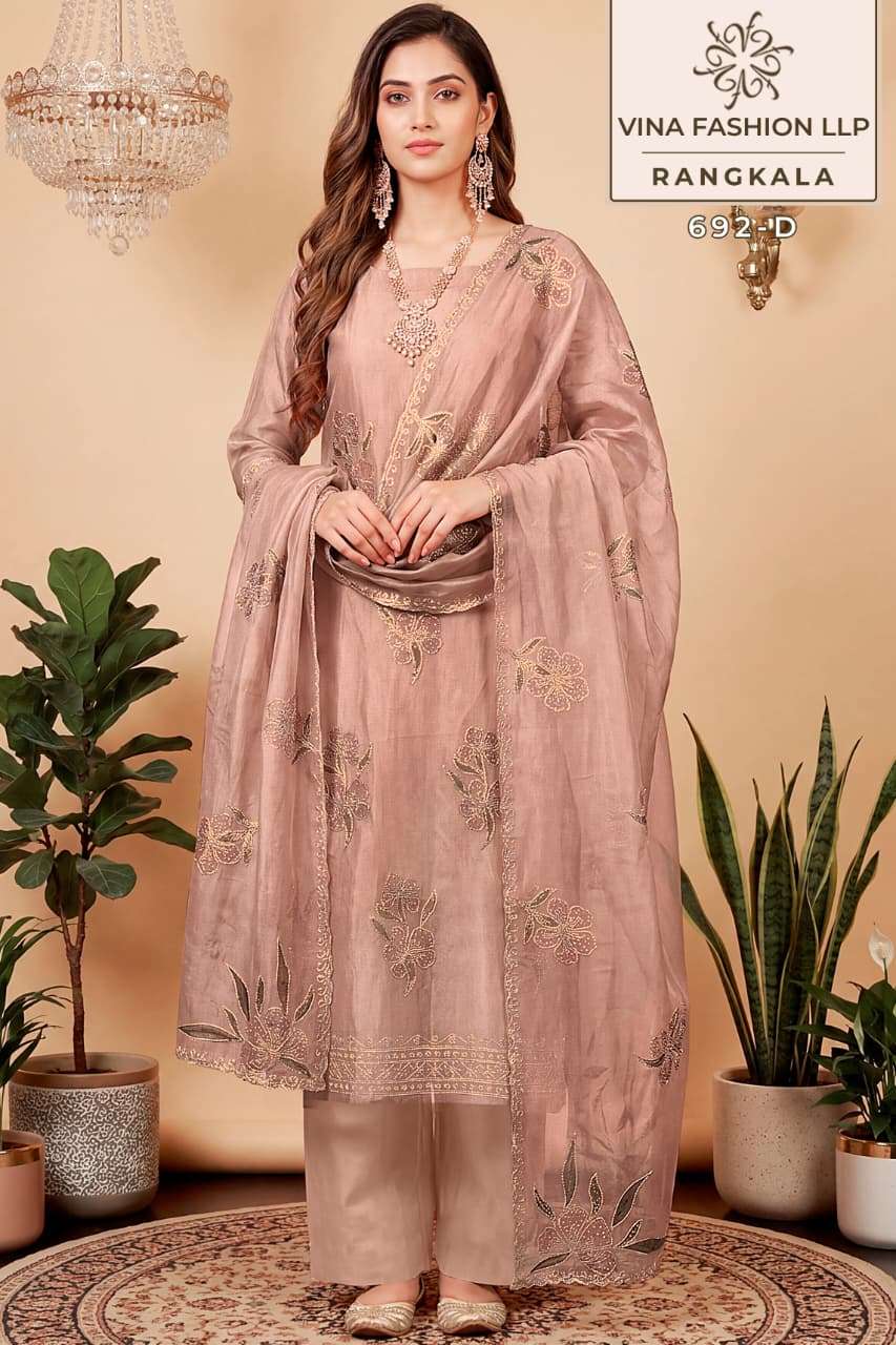 Vinay Fashion Rangkala Dress Material Wholesale Catalogue - Amrah Wholesale