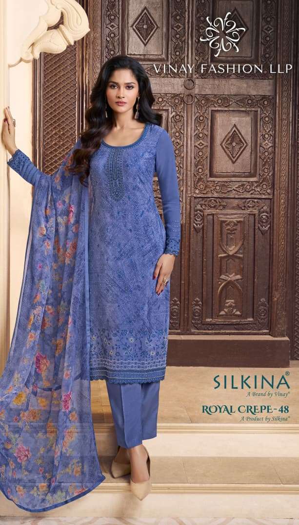 Vinay Fashion Royal Crepe Vol 48