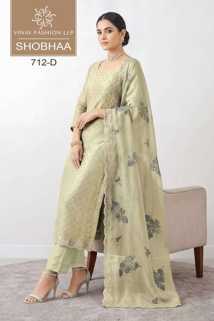 Vinay Fashion Shobhaa Royal Crinkle Designer Dress Material - Amrah Wholesale