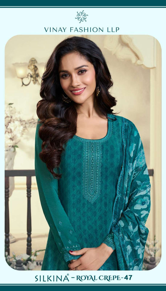 Vinay Fashion Silkina Royal Crepe Vol 47