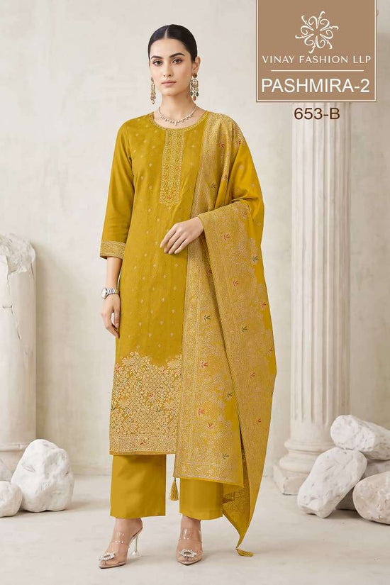 Vinay Fashion Sitara Vol 2 Premium Pashmina Meena Work Dress Material
