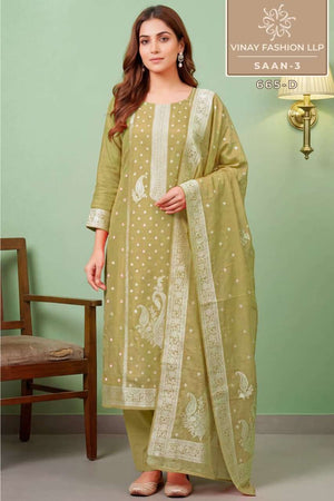 Vinay Fashion Saan Vol 3 Muslin Dress Material