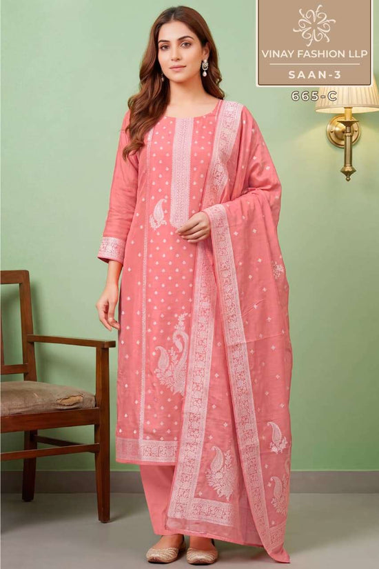 Vinay Fashion Saan Vol 3 Muslin Dress Material - Amrah Wholesale