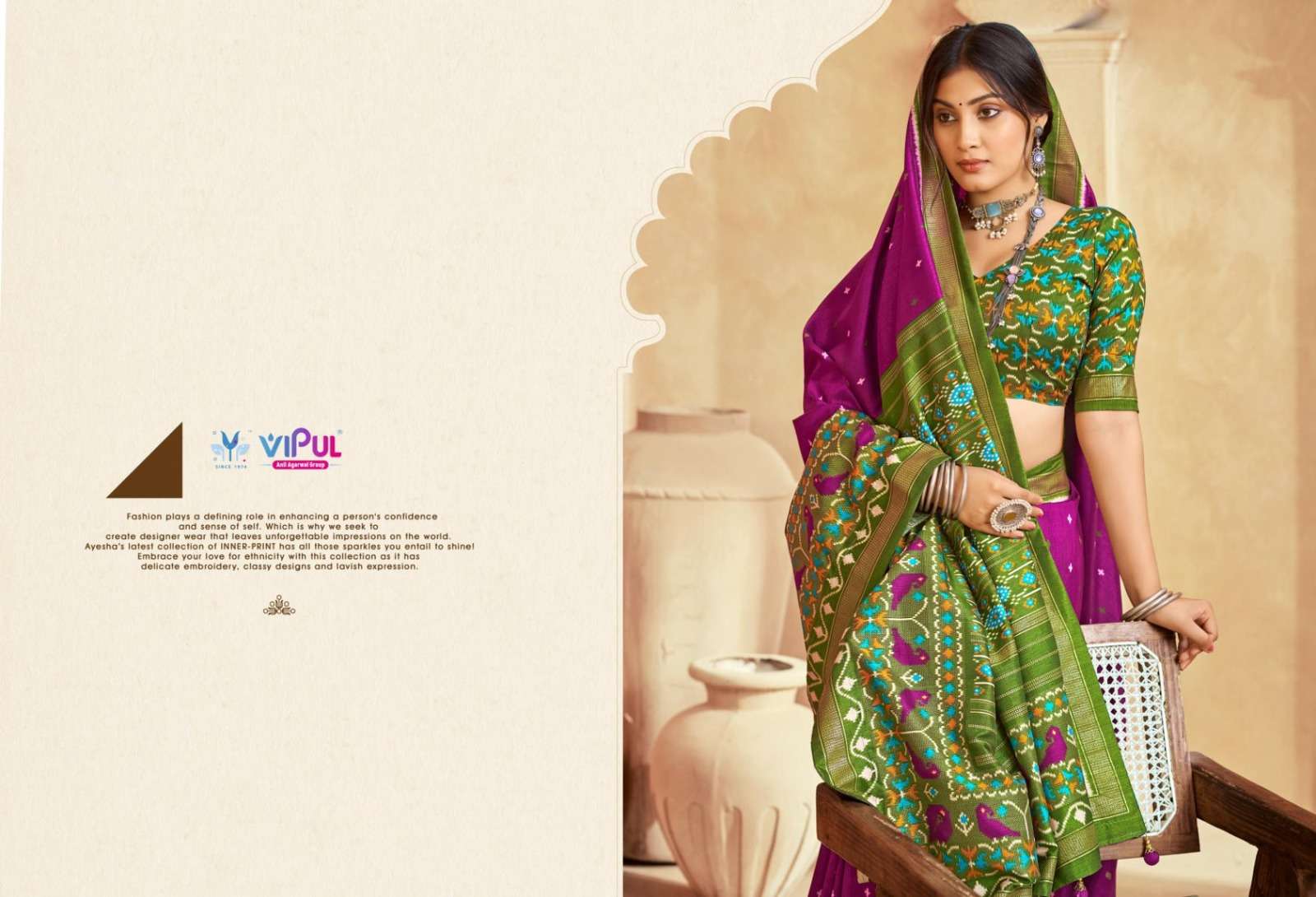 Vipul Saree Aroma Silk Plus Vol 15 Soft Silk Saree