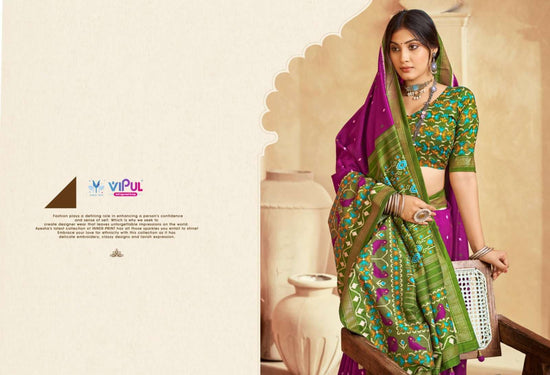 Vipul Saree Aroma Silk Plus Vol 15 Soft Silk Saree