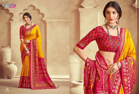 Vipul Saree Aroma Silk Plus Vol 15 Soft Silk Saree