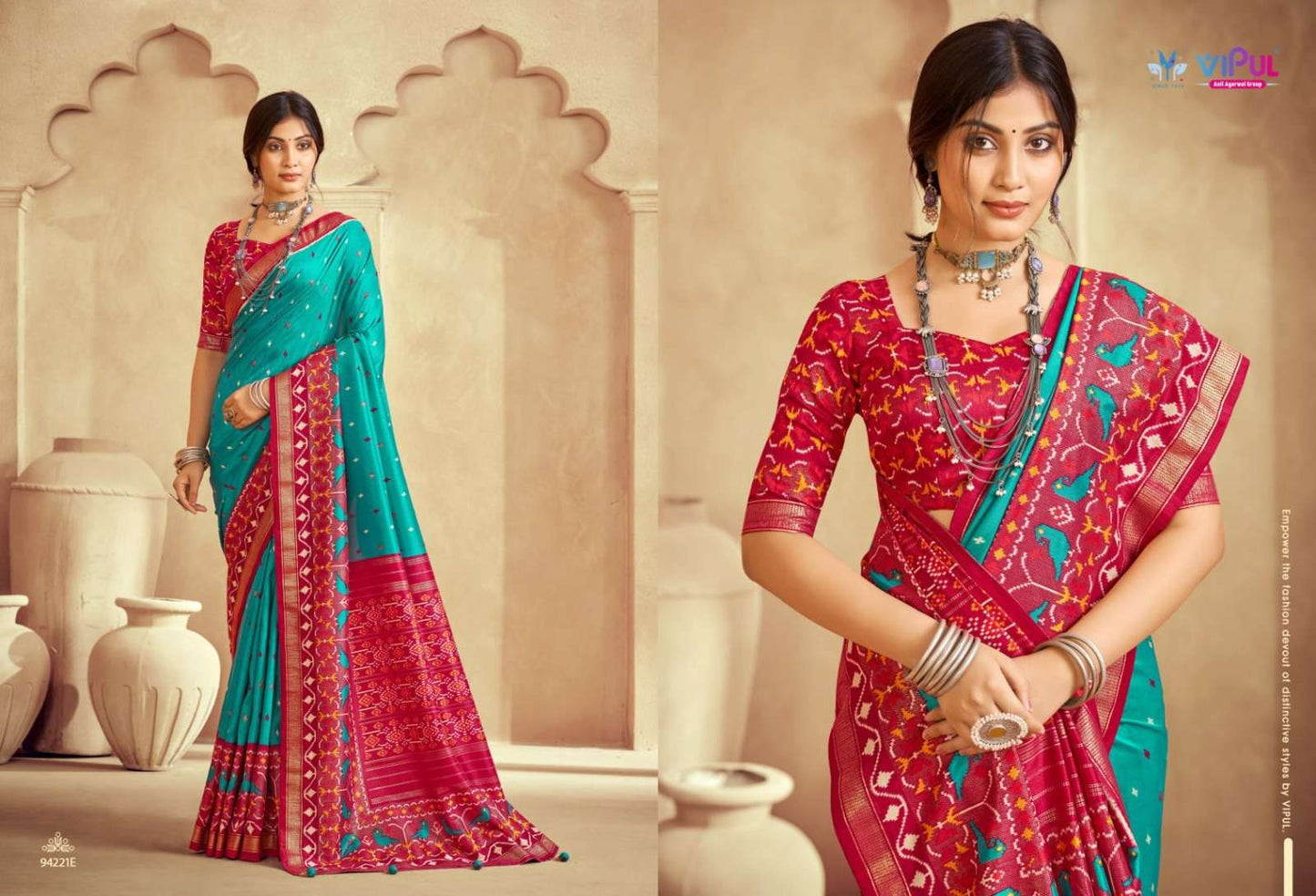 Vipul Saree Aroma Silk Plus Vol 15 Soft Silk Saree
