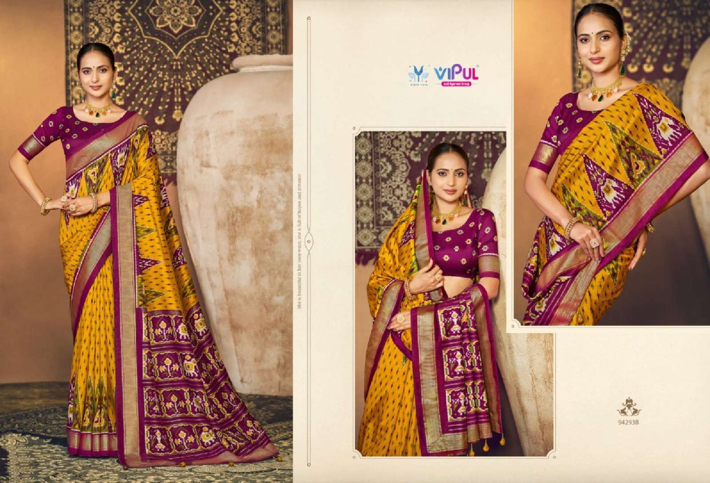 Vipul Aroma Silk Plus Vol 16 Soft Silk Saree