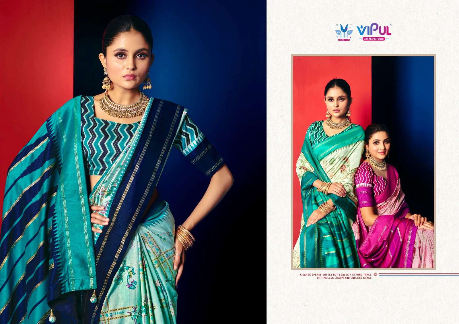 Vipul Aroma Silk Plus Vol 18 Soft Silk Saree Collection