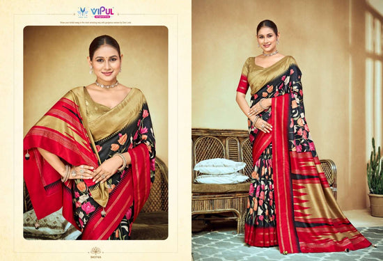 Vipul Fashion Aroma Silk Plus Vol 19 94374 Colors Soft Silk Saree