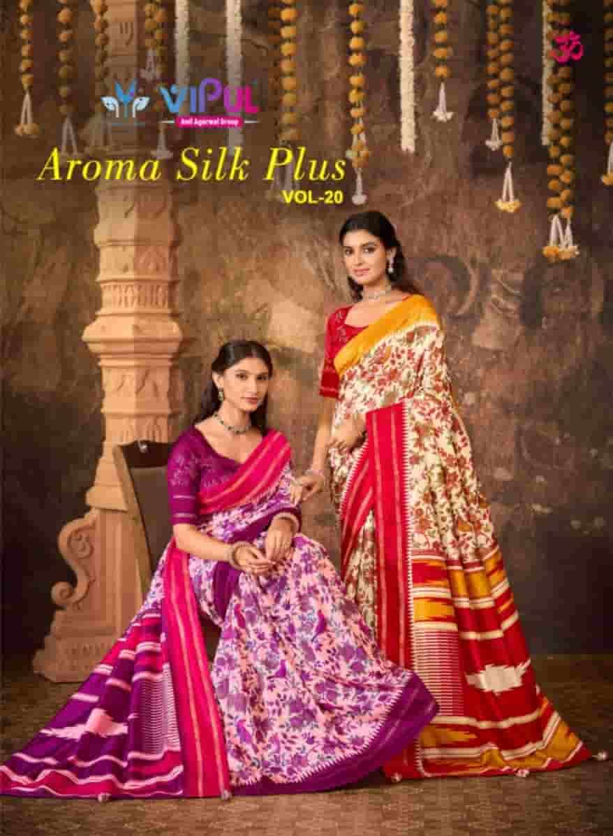 Vipul Fashion Aroma Silk Plus Vol 20 Dola Silk Saree