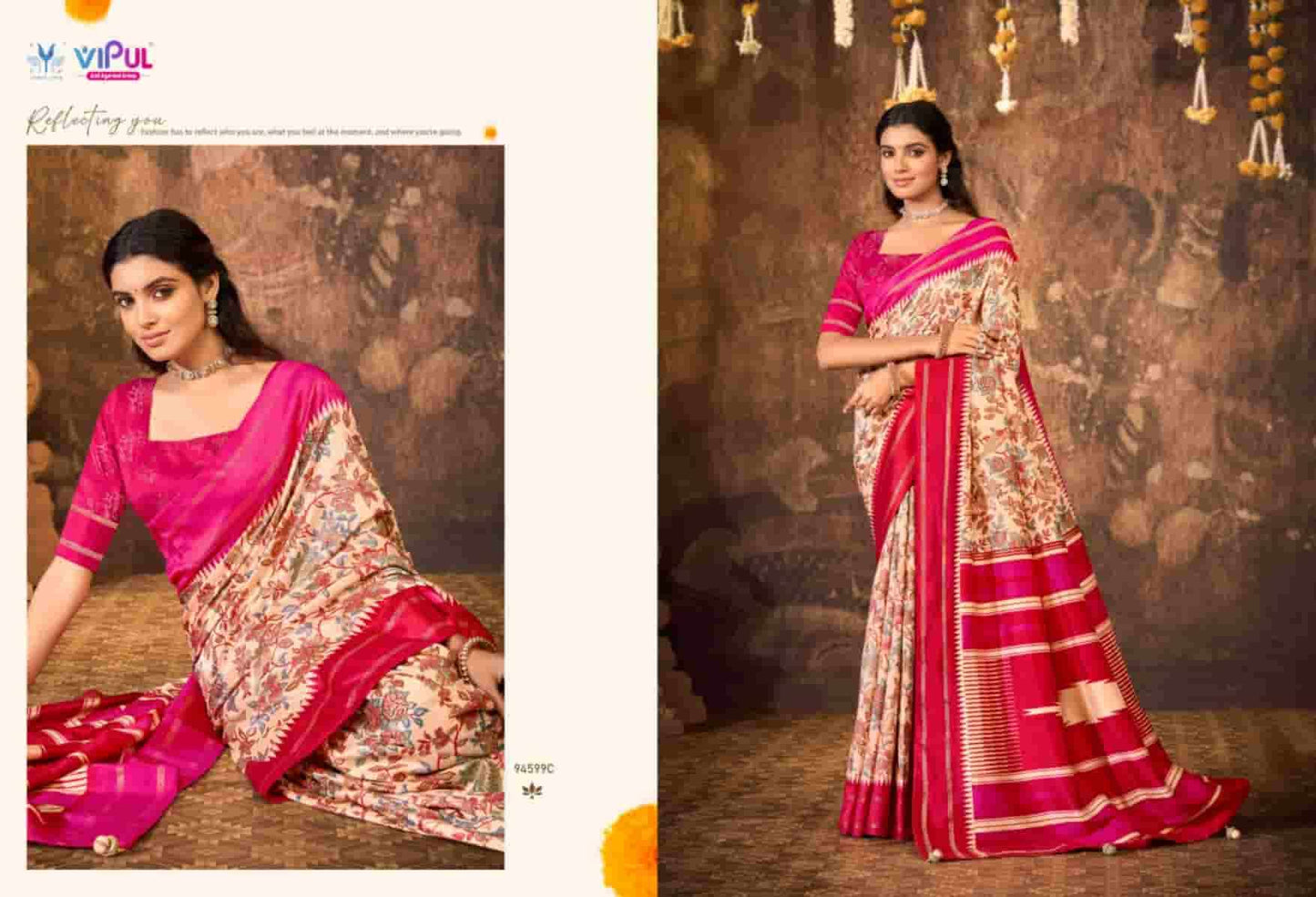 Vipul Fashion Aroma Silk Plus Vol 20 Dola Silk Saree