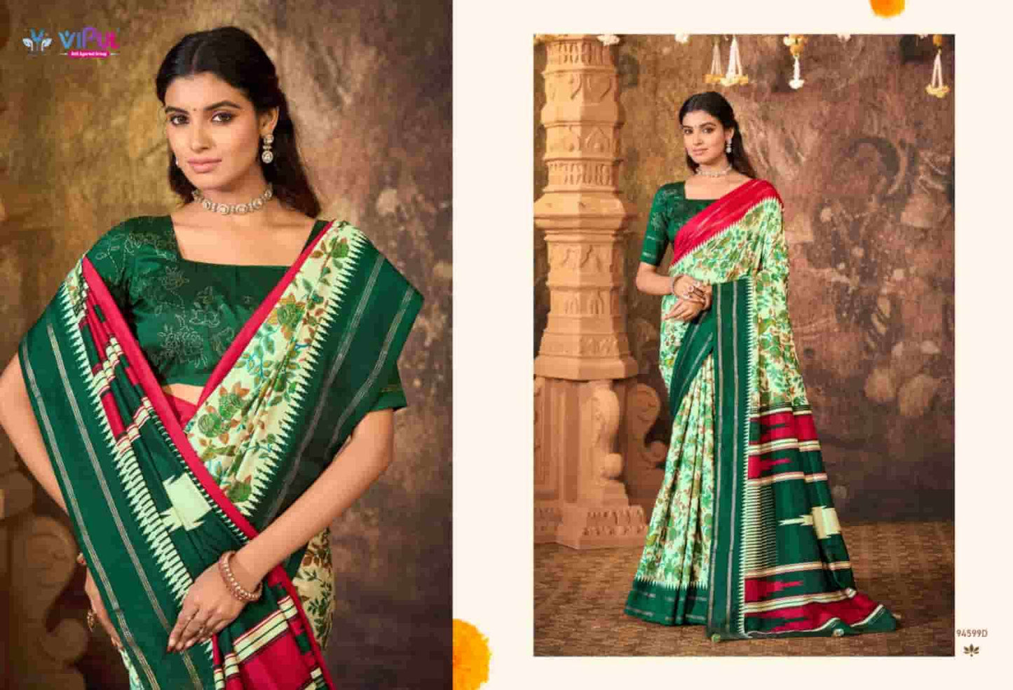 Vipul Fashion Aroma Silk Plus Vol 20 Dola Silk Saree