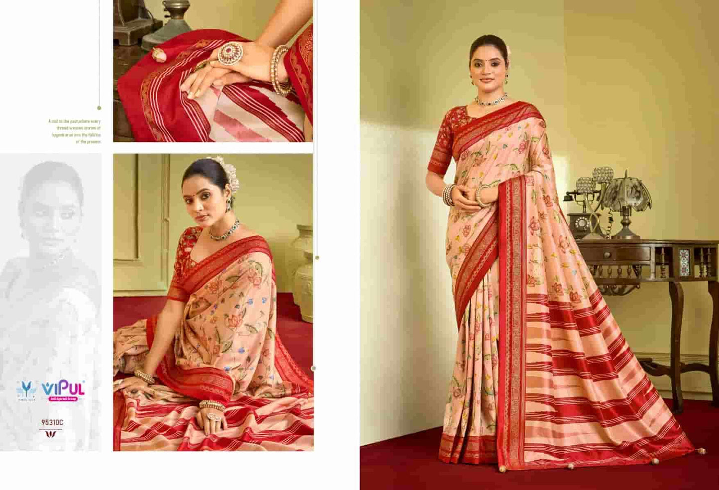 Vipul Fashion Aroma Silk Plus Vol 21 Dola Silk Saree