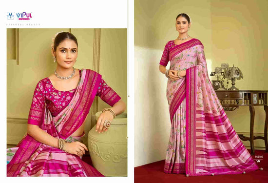 Vipul Fashion Aroma Silk Plus Vol 21 Dola Silk Saree