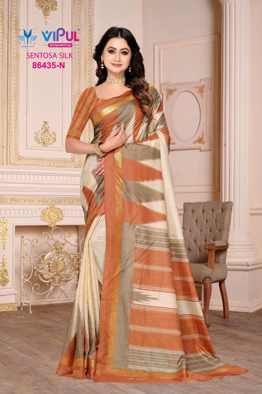Vipul Fashion 86435 Colors Soft Silk Saree