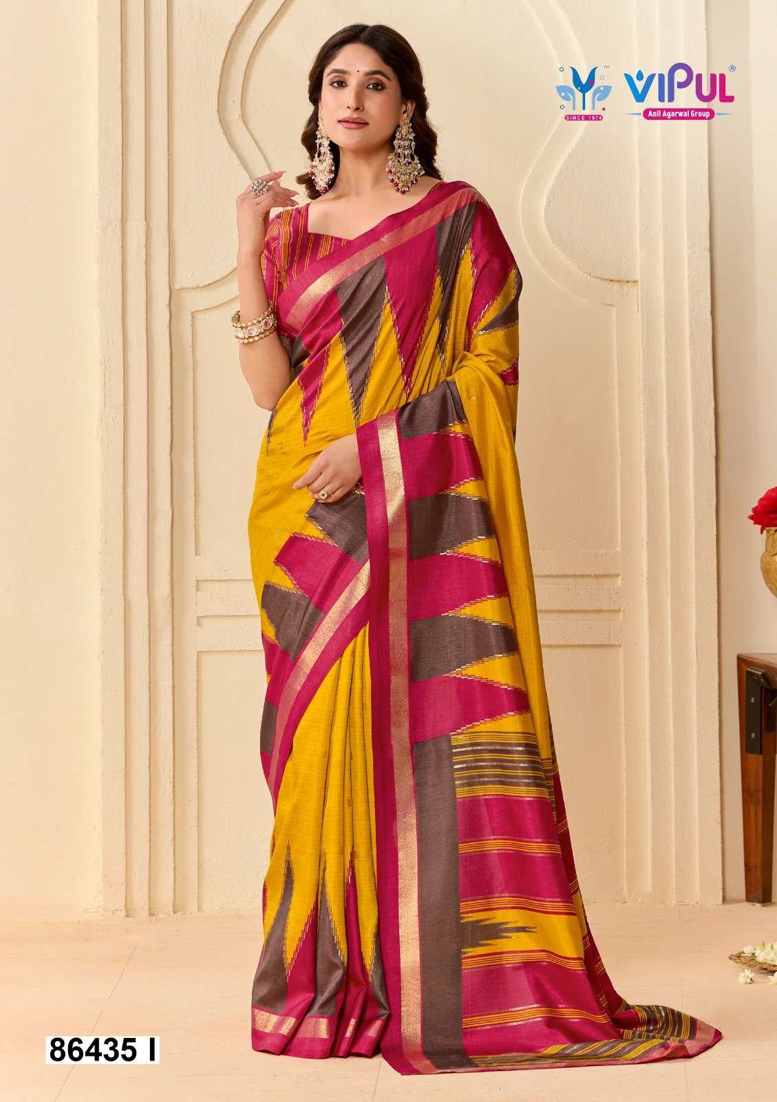 Vipul Fashion 86435 Colors Soft Silk Saree