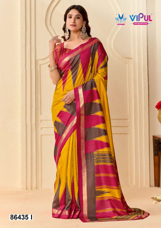 Vipul Fashion 86435 Colors Soft Silk Saree