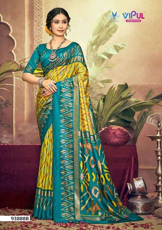 Vipul Fashion 93888 Colors Soft Silk Saree