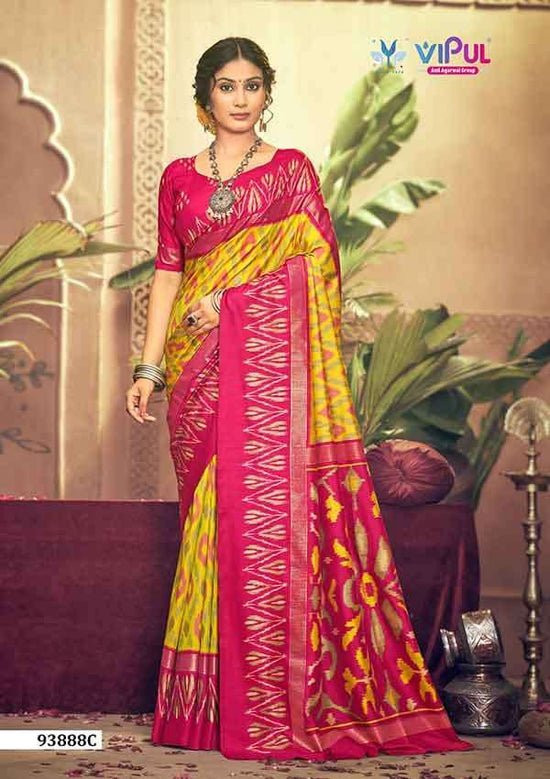 Vipul Fashion 93888 Colors Soft Silk Saree