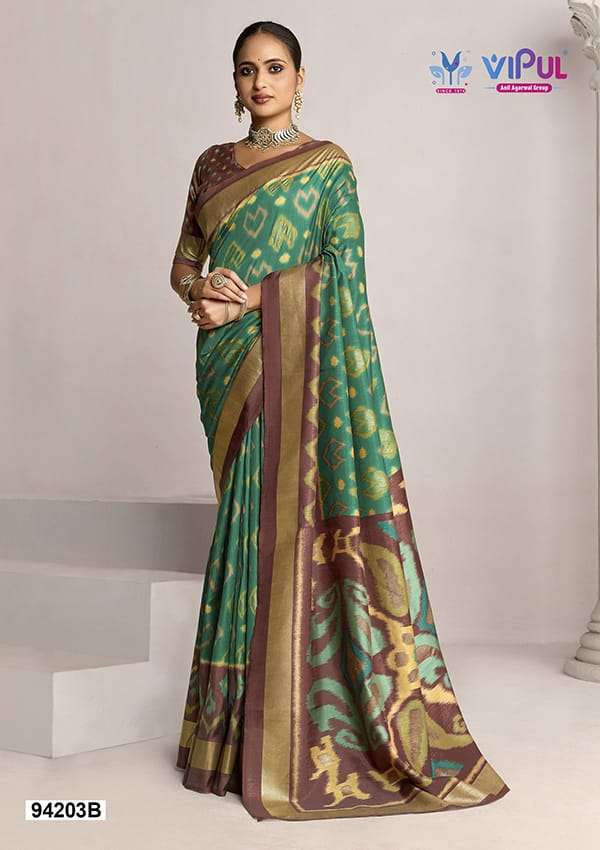 Vipul Fashion 94203 Colors Soft Silk Saree