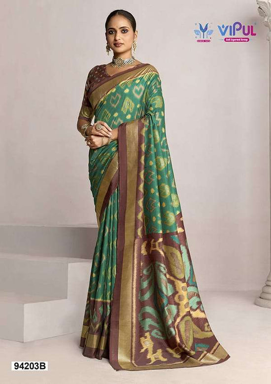 Vipul Fashion 94203 Colors Soft Silk Saree